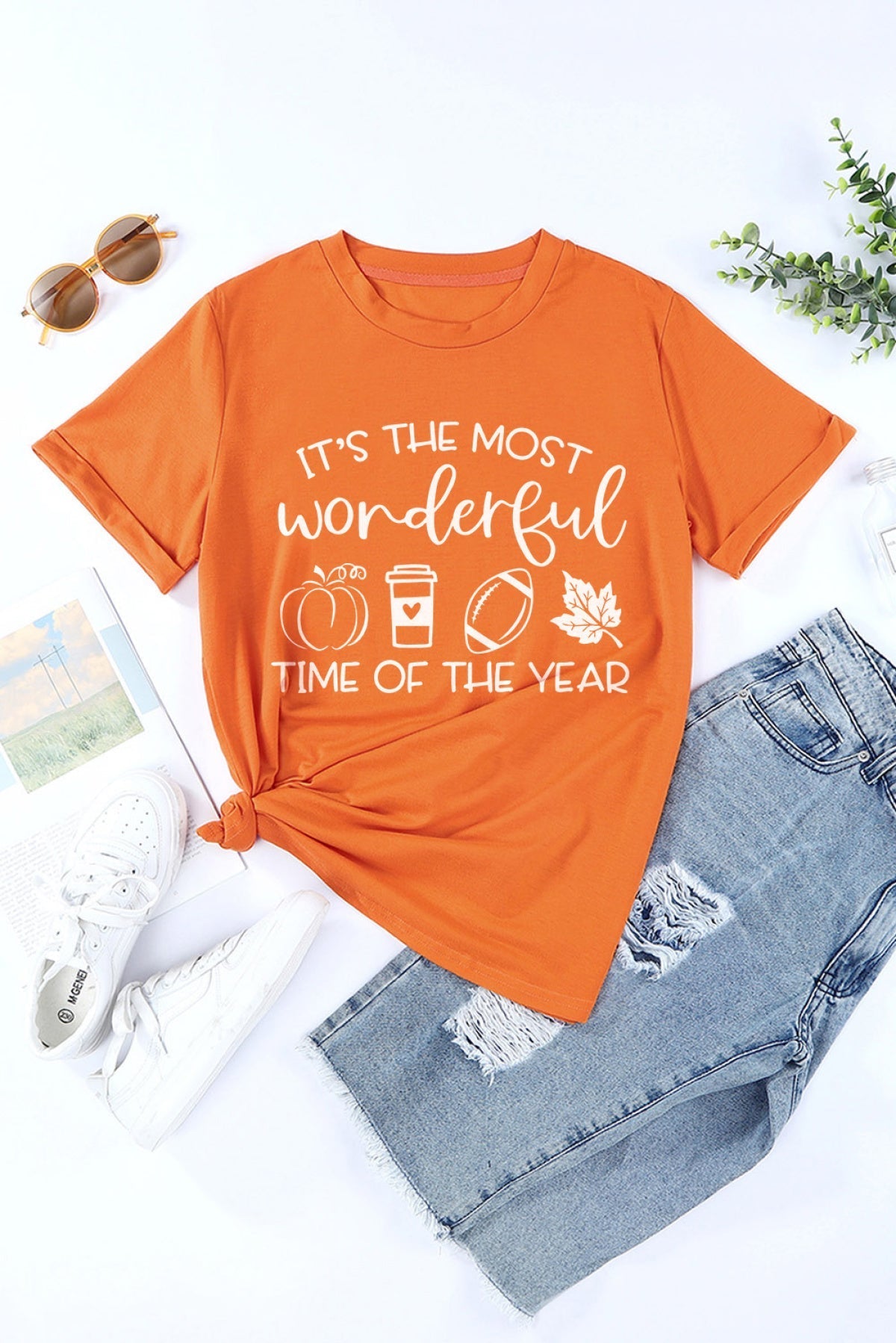 Orange It's The Most Wonderful Time Of This Year Graphic Tee