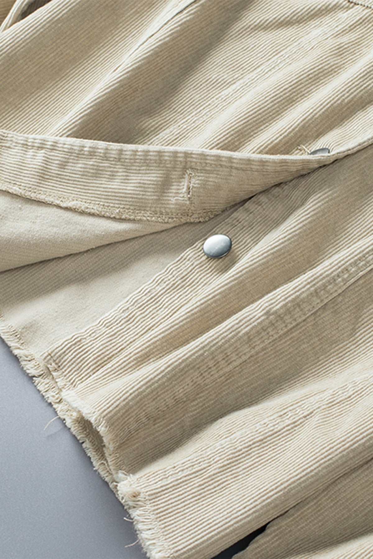 Corduroy Pocket Buttoned Jacket