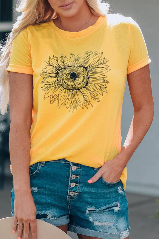 Sunflower Base Short Sleeve T-Shirt