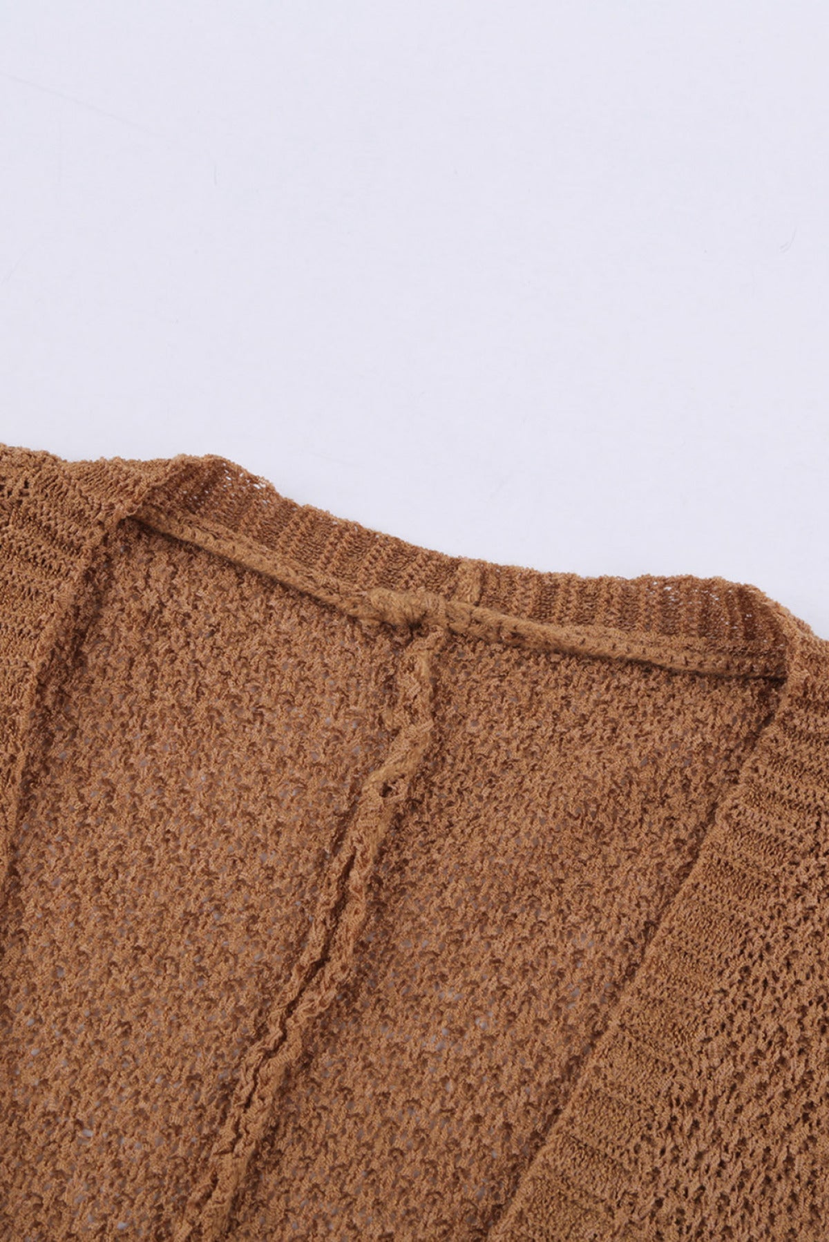 Brown Knit Cardigan