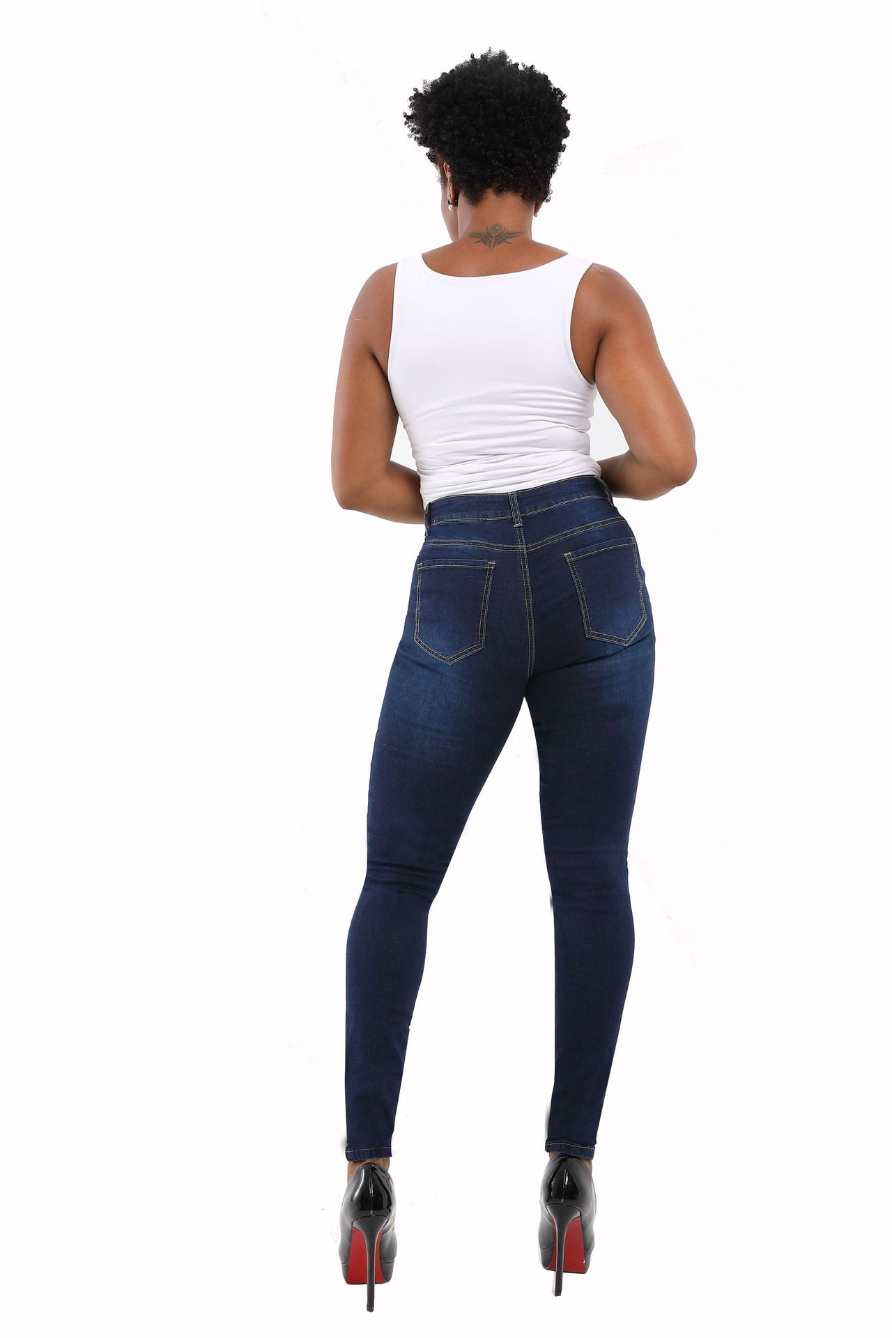 Women's Distressed Butt-Lifting Skinny Jeans